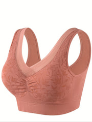 Lace Wireless Bra for Full Coverage