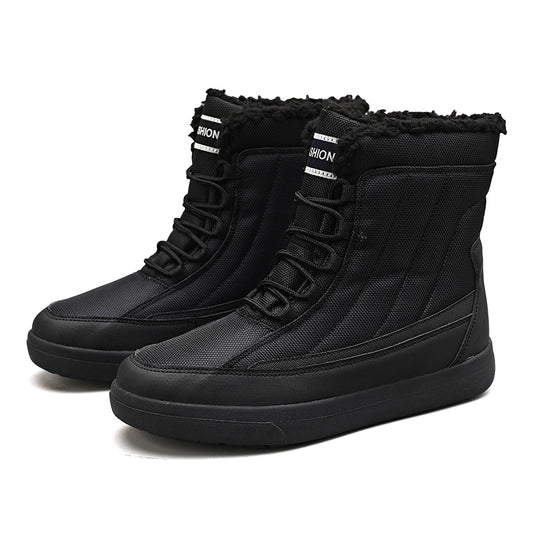 Men's Warm Fleece Thermal High Top Snow Boots