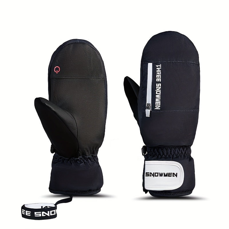 Winter Windproof Outdoor Gloves Waterproof Plush Gloves Touchscreen