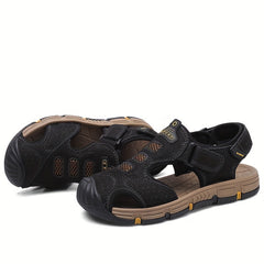Men's Non slip Sandals Quick Dry Closed Toe Rubber Sole Beach Shoes
