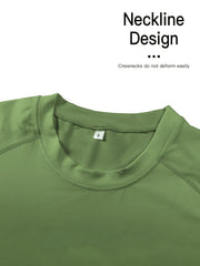 Men's High Stretch Workout Shirt Compression Base Layer