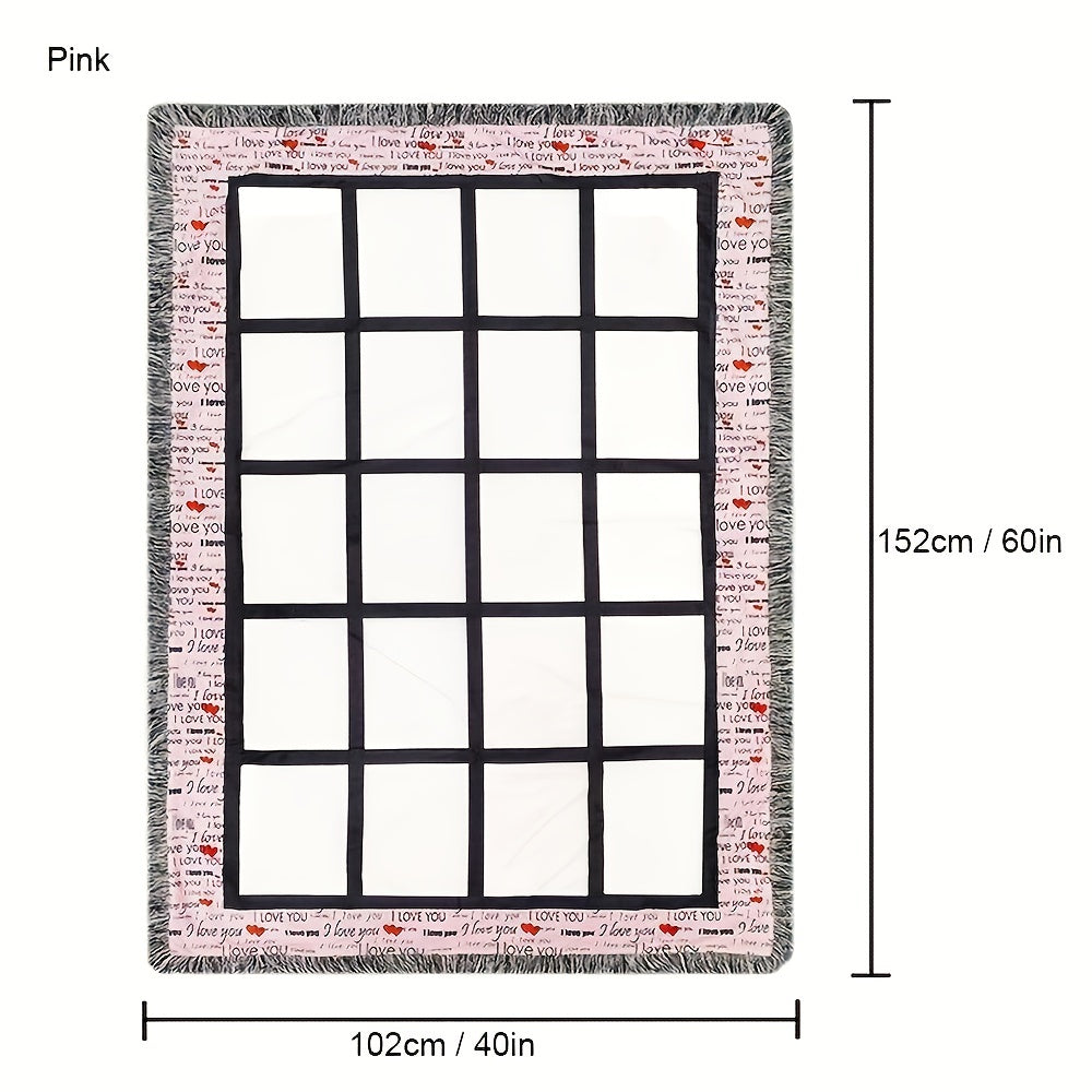 2 Pack 101 X 152 Blank Sublimation Throw Blankets For Heat Press Custom DIY