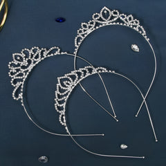 Rhinestone Crown Hairband Headband Princess Tiara Birthday Cosplay Costumes