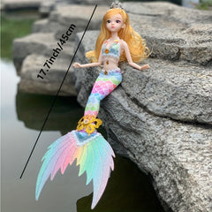 Christmas Mermaid Princess Doll - Mermaid Toy Set
