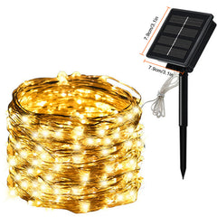 LED Solar Fairy Garland String Lights Waterproof Outdoor Christmas Decor