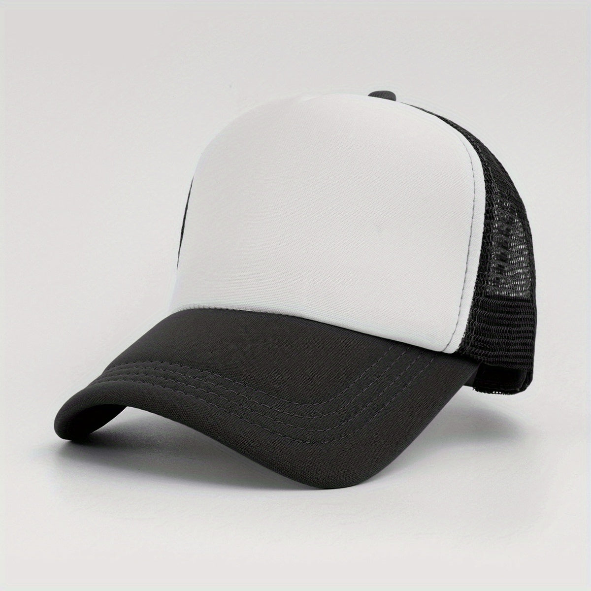 Fluorescent Baseball Cap Sunscreen Trucker Hat Mesh Breathable Adjustable