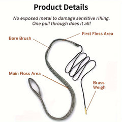 Bore Rope Brush Cleaner for Different Types of Barrels