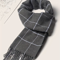 1pc Scarves Braid Warm Scarf Men's Scarf Large Neckerchief
