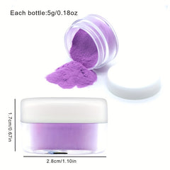 3-Color Set Glow-In-The-Dark Glitter Epoxy Resin Pigment 5g