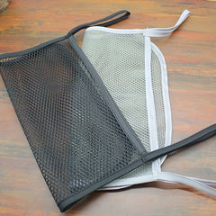 Baby Stroller Mesh Bag Storage Hanging Bag Gray