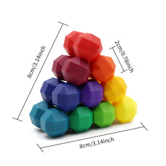 Plastic Toy Magic Cube 3D Puzzle DIY Educational Christmas Gift