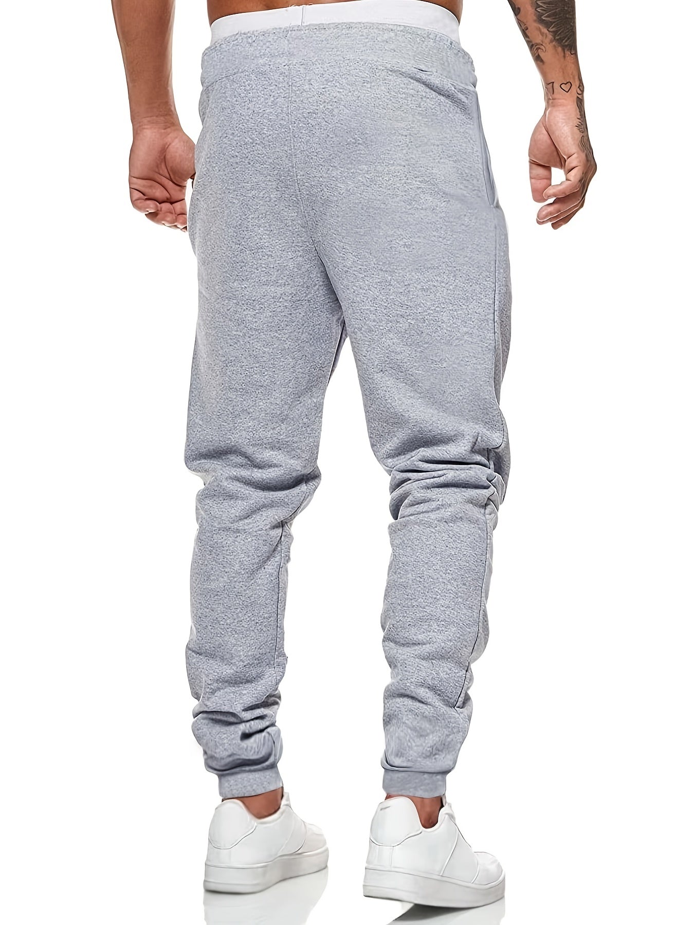 Youth Boy Print Drawstring Sweatpants Loose Fit Pants Men