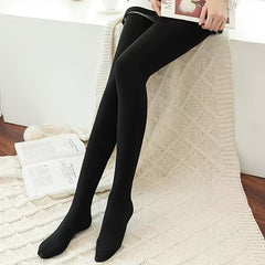 Winter Leggings With Feet, Warm Plus Size Trousers