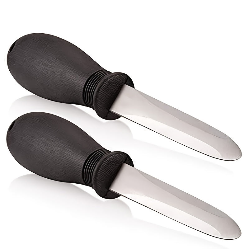 ATISEN Oyster Shucking Tool Stainless Steel Opener with Non-slip Grip