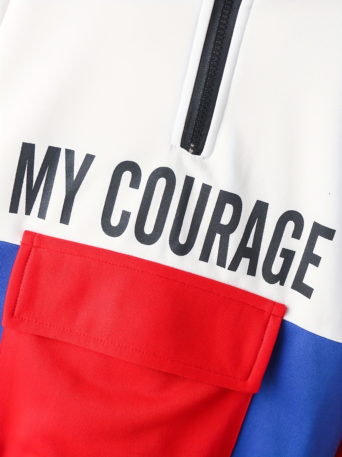 Block MY COURAGE Boys Hooded Sweatshirt