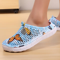 Women's Butterfly Graphic Summer Clogs Waterproof Lightweight Sports Beach