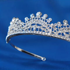 Baroque Wedding Crown and Queen Crowns Rhinestone Bridal Tiara