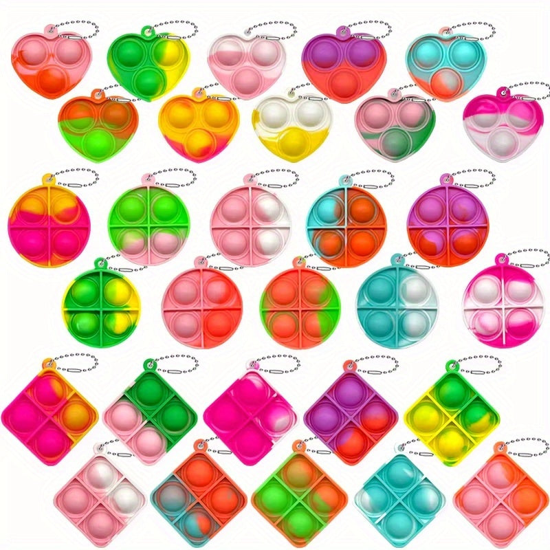 Mini Style Toy Bag Set Keychain Relax Hand Toy Party Gift Office Desk Toy