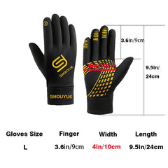 Winter Warm Gloves Windproof Cycling Ski Motorcycle Gloves Touch Screen