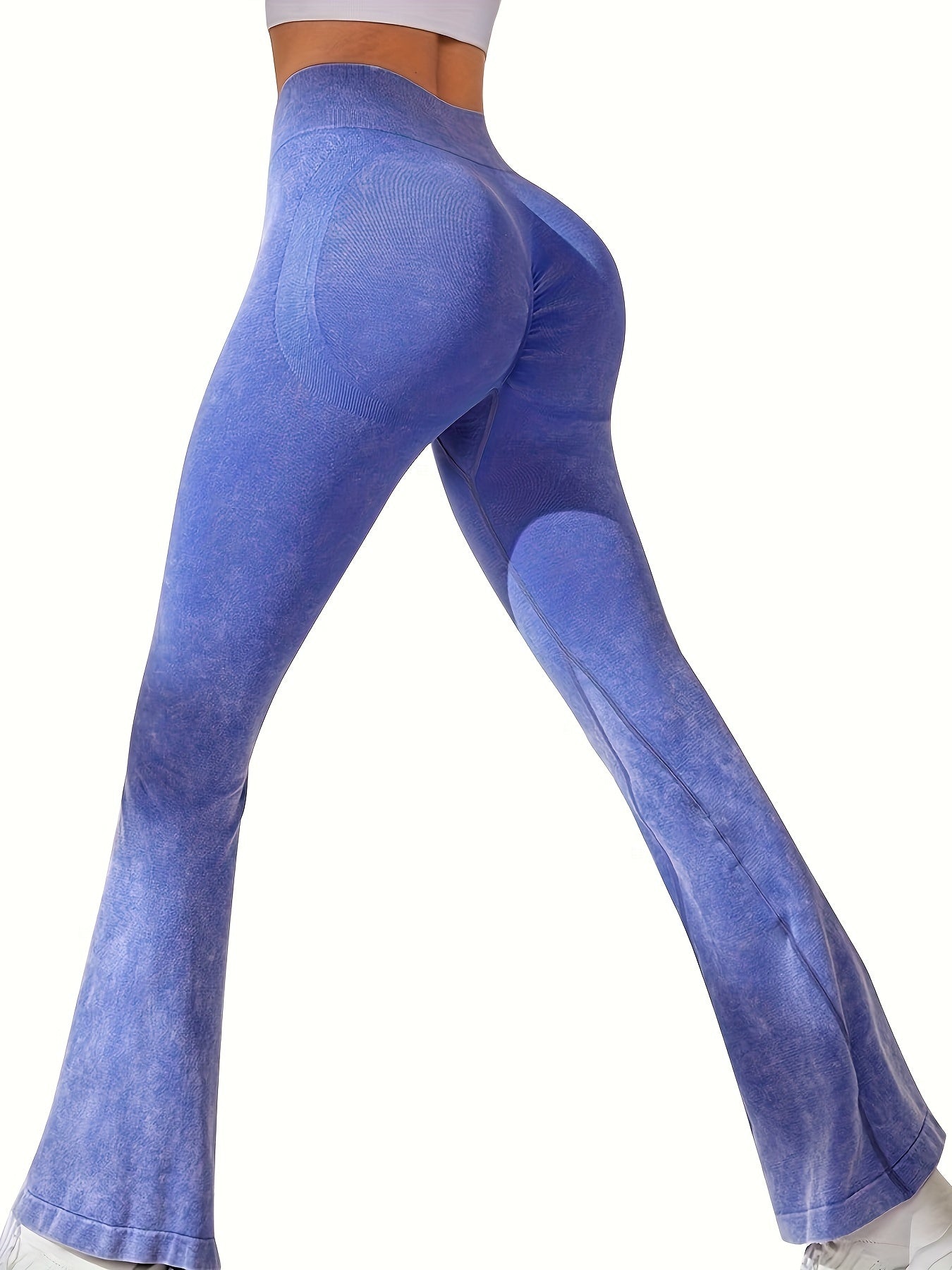 High Stretch Flare Leg Sports Pants Women's Activewear