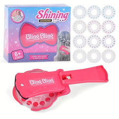 Girls Gemstones Kit Princess Makeup Set Rhinestone Hair DIY