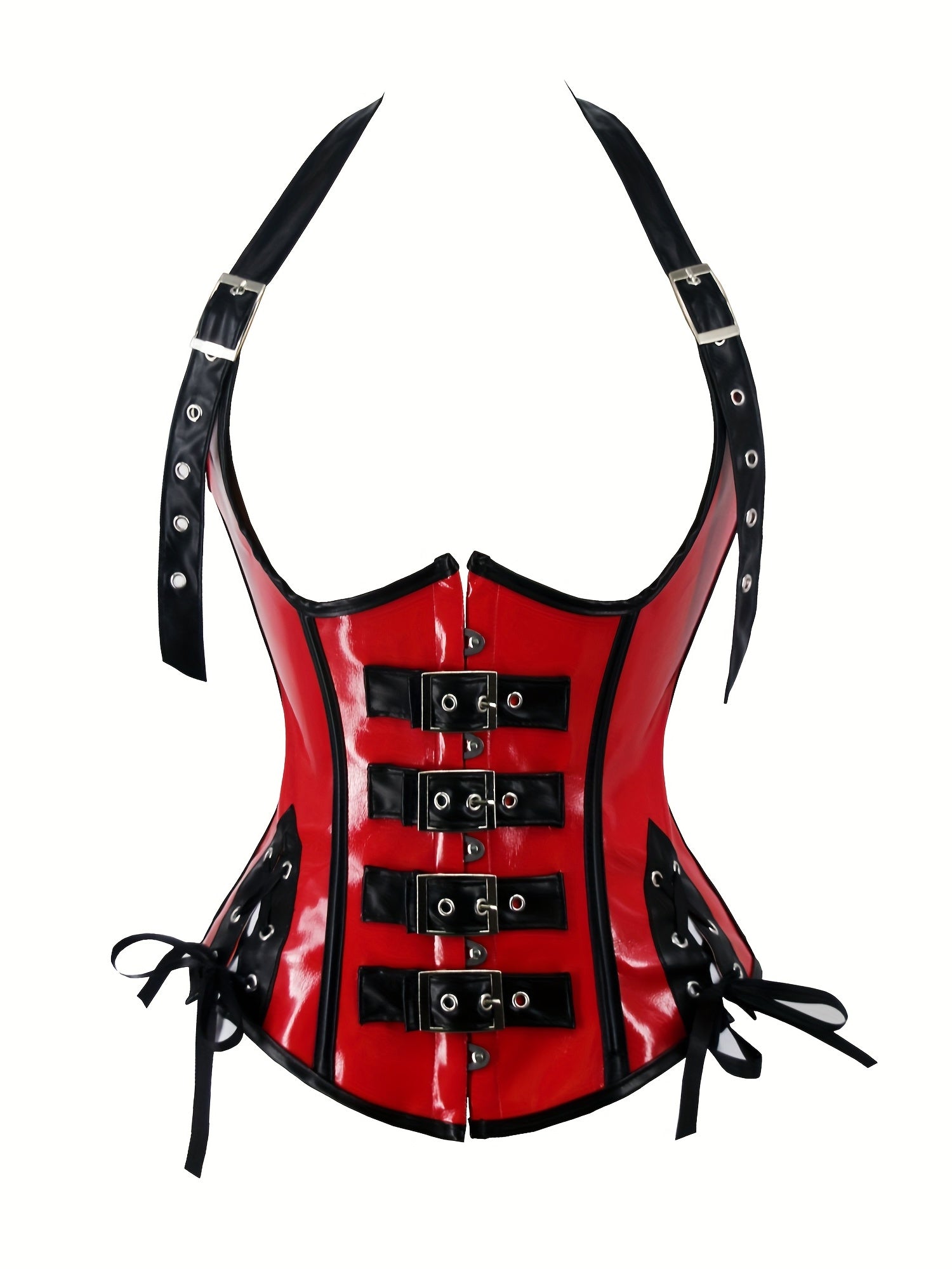 Halter Shapewear Bustiers Gothic Corset Top