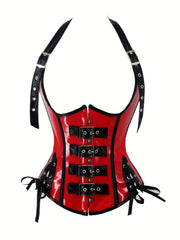 Halter Shapewear Bustiers Gothic Corset Top