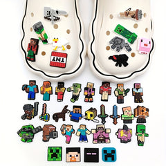 38pcs Anime Shoe Decoration Charms Shoe Buckles Shoe Accessories