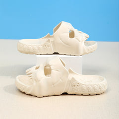 Women's Skull Head Slides Soft Sole Halloween Shoes