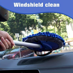 44in Car Wash Brush Kit Long Handle Microfiber Dusting Mop Anti Scratch