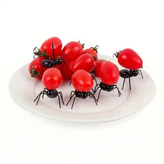 Plastic Ant Food Swabs Animal Fruit Toothpicks Bento Decor Party Supplies