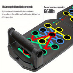 28-Hole Push Up Board - Chest Muscle Exercise Equipment