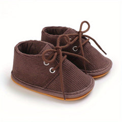 Casual Lace Up Boots For Baby Boys And Girls Lightweight Non Slip Walking Shoes