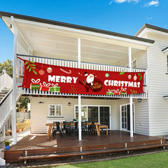 Christmas Banner Indoor/Outdoor Party Decoration Supplies