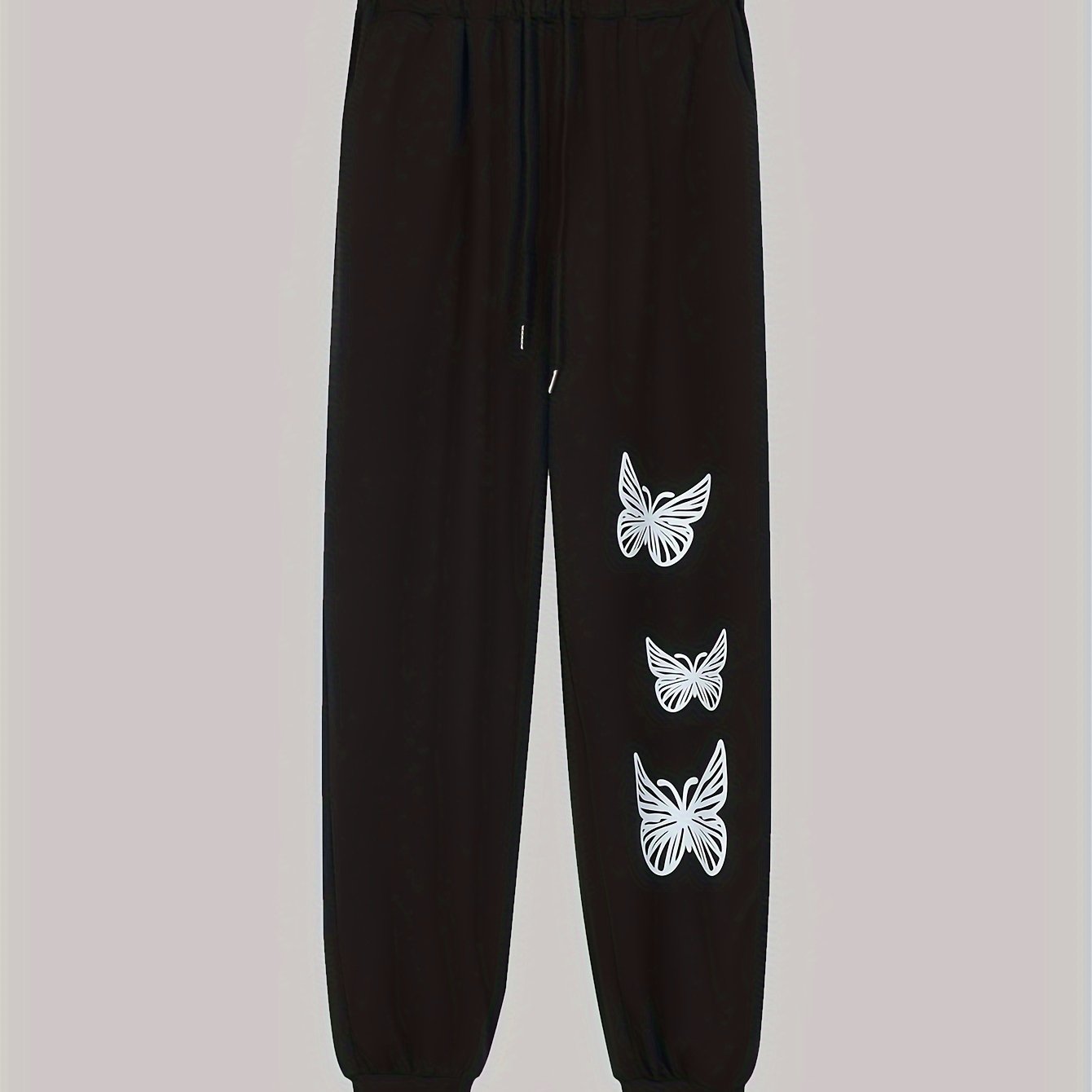 Butterfly Print Jogger Trousers