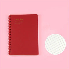 160 Pages Minimalist Coil Notebook for Students & Office Use