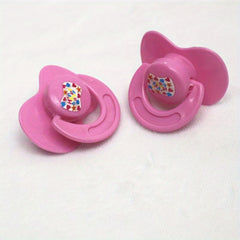 Doll Accessory Set: Pacifier and Bib Dollhouse Play Kit