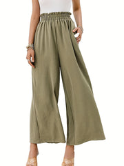 High Waist Wide Leg Pants Casual Loose Pants