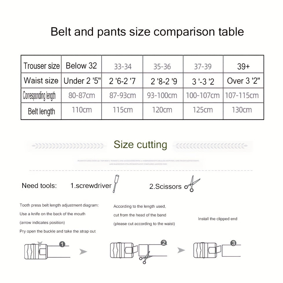 Men's Automatic Buckle Belt - Perfect for Father, Husband, Boyfriend