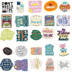 50pcs Inspirational Quote Stickers for Teens and Adults Motivational Planner