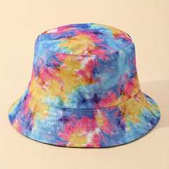 Mens Tie Dye Print Bucket Hat