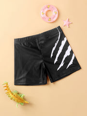 Baby Boys Paw Marks Swim Trunks Bottoms For Summer Vacation