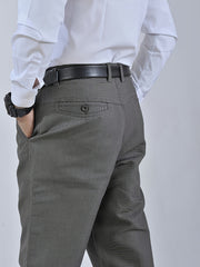 Men's Loose Straight Suit Pants Casual Business Formal Wear