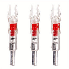 3pcs Luminous Nocks For 6.2mm Arrow Shaft, Multiple Colors