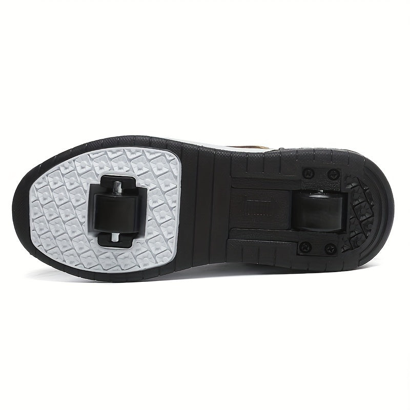 Kid's Waterproof Roller Shoes Detachable Wheel Skate Sneakers