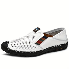 Men's Ventilated Loafer Shoes Non-slip Slip On Shoes