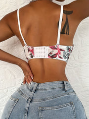 Floral Push Up Bra Breathable Intimates Women's Lingerie