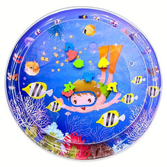 Purple 32 3inch Cartoon Inflatable Crawling Mat Sports And Pool Entertainment