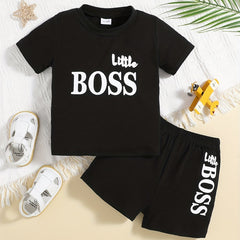 Baby's Pullover Sweatshirt Top And Pants 2pcs Outfits Set
