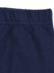 3pcs Girls Casual Elastic Waist Shorts for Summer Spring